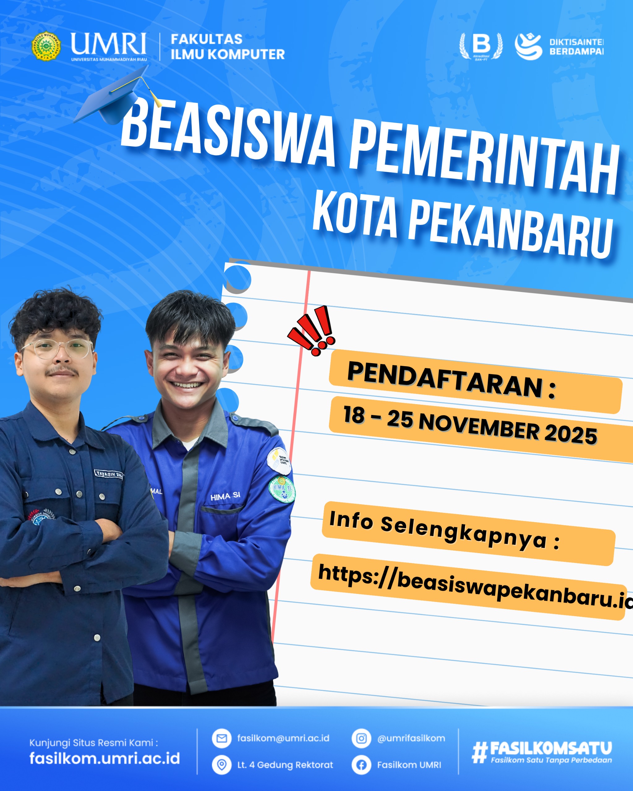 Beasiswa Pemerintah Kota Pekanbaru